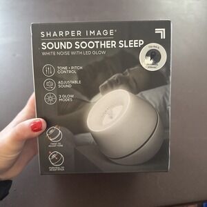 Sharper Image | Headphones | Sharper Image Sound Soother Sleep White Noise Machine With Led Glow ...
